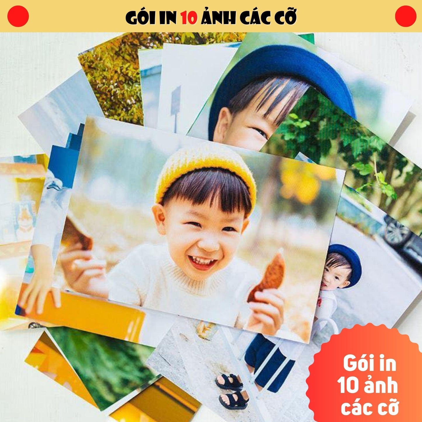 Gói in 10 ảnh silk - in laze Ultra HD các cỡ