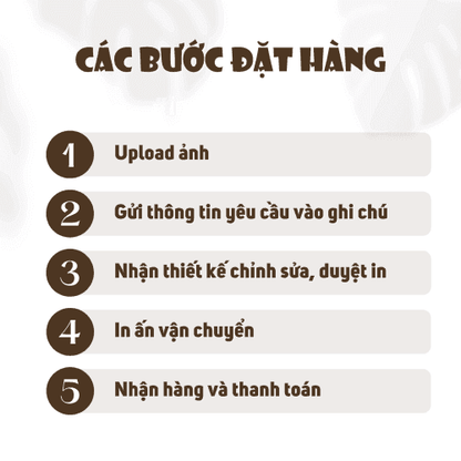 Khung ảnh tráng gương thiết kế theo số 6 cơ bản