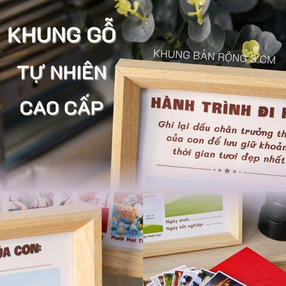 Khung ảnh "Hành Trình Đi Học"